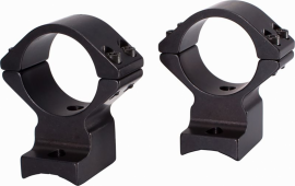 Talley 840705 Scope Ring Set  For Rifle Wthby V Accumark (9 LUG) Medium 34mm Tube Black Anodized Aluminum