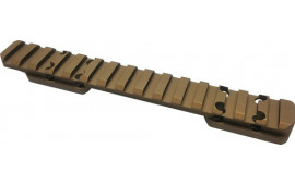 Talley PL0HC735 1913 Picatinny Rail  Hells Canyon Cerakote Browning X-Bolt For Long Action Picatinny Rail Mount Aluminum Rifle