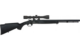 Traditions R572000840 Buckstalker XT 50 Cal 209 Primer 24" Blued Barrel/Rec Black Synthetic Stock 3-9x40 Scope