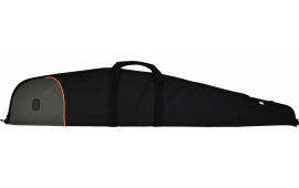 Bob Allen 70019 Club Series Rifle Case 48" Black Ripstop Nylon with Self Repairing Zipper, Polyweb Handles & Foam Padding