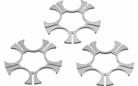 Ruger 90516 SP101 9mm Luger Stainless Steel Black Finish Three Pack