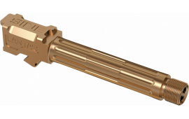 Lantac 01GBG19THBRN 9INE For Glock 19 9mm Luger 4.01" Bronze Fluted/Threaded