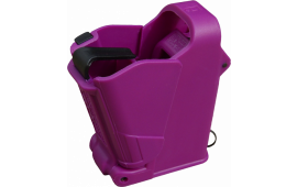 Maglula UP60PR UpLULA Loader & Unloader Double & Single Stack Style made of Polymer with Purple Finish for 9mm Luger, 45 ACP Pistols
