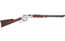 Henry H004SM Silver Boy 22 WMR Lever 22 WMR 20" 12+1 American Walnut Stock Blued Barrel/Nickel Receiver