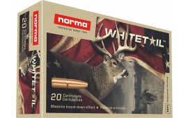 Norma Ammunition (RUAG) 20171502 Whitetail 7mm-08 Rem 150 gr Pointed Soft Point (PSP) - 20rd Box