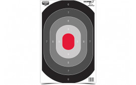 Birchwood Casey 37053 EZE-Scorer Silhouette Oval Oval Paper Target 23" x 35" 5 Pack