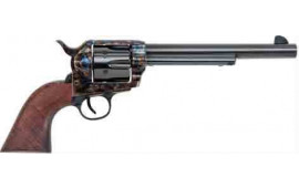 Traditions SAT73004 1873  45 Colt (LC) 6rd 7.50" Blued Cylinder/Barrel Color Case Hardened Steel Frame with Walnut Grips