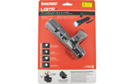 iProtec 6105 LG110LR  5mW Red Laser with 650nM Wavelength, 110 Lumens White LED Light Black Finish for Rail-Equipped Long Guns