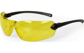 Radians OV1-40CS Overlook Glasses 99.9% UV Rated Amber Lens with Black Frame & Rubber Temple Sleeves & Nose Piece for Adults