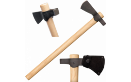 Cold Steel CS90TH Trail Hawk 2.25" Blade 1055 Carbon Steel Blade American Hickory Handle 22" Long Tomahawk w/Hammer