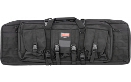 Birchwood Casey RBG36 Single Gun Case  36" Black 600D Polyester with Padded Straps, 3 Large Storage Pockets & Dual Zippered Storage