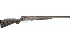 Savage 96705 93R17 BVSS Bolt 17 HMR 21" 5+1 Laminate Gray Stock Stainless Steel
