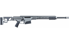 Barrett 18498 MRAD  6.5 Creedmoor 24" 10+1 Tungsten Gray Cerakote Gray Fixed Adjustable Comb Stock Black Polymer Grip Right Hand