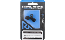 Rival Arms RA-RA92M1B Full Swivel Stud Mount  Black 6061-T6 Aluminum with Black Anodized 12L14 Steel Stud for M-LOK Mount System