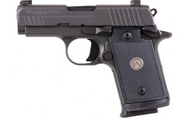 Sig Sauer 9389LEGION P938 Micro-Compact Legion 9mm Luger 3" 7+1 Legion Gray Cerakote Elite Black G10 Grip