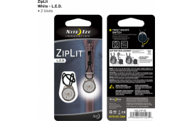 Nite Ize NZL2-07-02 ZipLit LED Zipper Pull - 2 Pack - White