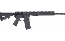 LWRC International IC DI Direct Impingement Semi-Automatic AR-15 Rifle 16" Spiral Fluted Barrel .223/5.56 30rd - Black Finish - ICDIR5B16ML