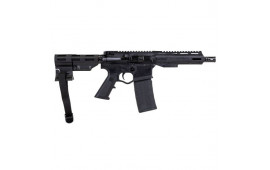 ATI Alpha Maxx Semi-Automatic AR-15 Pistol 7.5" Barrel, .223/5.56, M-LOK Handguard, 30 Round Mag, Adj Brace W/ Adjustable Strap, Black - ATIGAX556ML7B