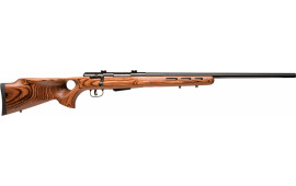 Savage 19142 25 Lightweight Varminter-T Bolt 222 Rem 24" 4+1 Laminate Thumbhole Brown Stock Blued