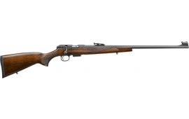 CZ-USA 02301 CZ 457 Lux 22 LR Caliber with 5+1 Capacity, 24" Barrel, Black Nitride Metal Finish & Turkish Walnut Stock (Full Size)