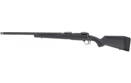 Savage Arms 57718 110 UltraLite 300 WSM 2+1 24" Carbon Fiber Wrapped Barrel, Black Melonite Rec, Gray AccuStock with AccuFit, Left Hand