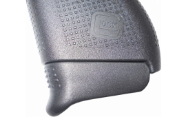 Pearce Grip PG43+1 Magazine Extension  made of Polymer with Black Finish & 3/4" Gripping Surface for Glock 43 (Adds 1rd)