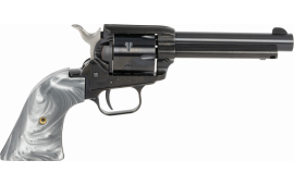 Heritage Mfg RR22B4GPRL Rough Rider 6rd 4.75" Black Steel Frame, Barrel & Cylinder Gray Pearl Grip Revolver