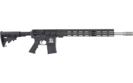 Great Lakes Firearms AR-15 Rifle, .450 Bushmaster, 18" 416r SS Barrel, 15.25" M-LOK Rail, 6 Position M4 Stock, Black Cerakote Finish- GL15450SS BLK