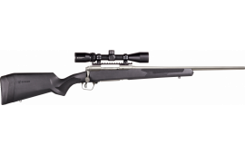 Savage Arms 57355 110 Apex Storm XP 338 Win Mag 3+1 24", Matte Stainless Metal, Stock, Vortex Crossfire II 3-9x40mm Scope