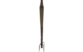 Browning 12250484 Laredo Sling made of Olive Cotton Canvas with Leather Trim 25.50"-35.50" OAL & Adjustable Design for Rifles