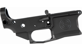 SilencerCo SU4766 SCO15 Lower Receiver Black Anodized Finish 7075-T6 Aluminum Material for AR-15