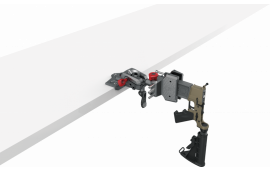 Real Avid AVARAMV Armorer's Master Vice Gray/Red with TORQ-LOK and Reversible Gun-Fit Sleeves