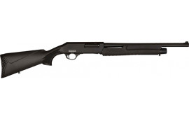 Dickinson XX3BHS2 XX3B  12 Gauge with 18.50" Heat Shield Barrel, 3" Chamber, 5+1 Capacity, Black Metal Finish & Black Stock (Full Size)