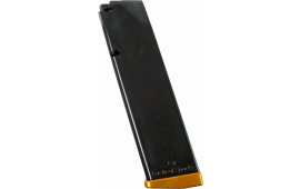 CZ-USA 11176 OEM  Black with Orange Floor Plate Detachable 17rd 40 S&W for CZ 75 TS, 75 TS Czechmate