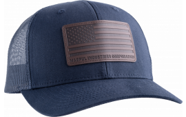 Magpul MAG1212-410 Standard Trucker Hat Navy Adjustable Snapback Osfa Structured Leather Patch