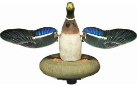 Higdon Outdoors 53077 XS Splashing Flasher  Mallard Drake Species Multi Color Features Built-In Timer