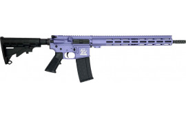 Great Lakes Firearms AR-15 Rifle, .223 Wylde 16" 4150 CRMOV Black Nitride Barrel, 15.25" M-LOK Rail, 7075 T6 Receiver, Wild Orchid Cerakote Finish, GL15223 ORC