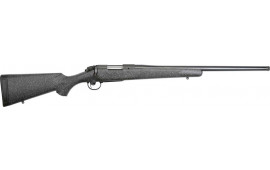 Bergara B14LM502C B-14 Ridge 7mm Rem Mag 3+1 24" Threaded Barrel, Graphite Black Cerakote, Gray Speckled Black Stock