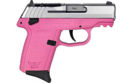 SCCY CPX1TTPKRDRG3 CPX1-TT Pistol GEN 3 10rd SS/PINK w/SAFETY RDR