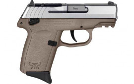 SCCY CPX1TTDERDRG3 CPX1-TT Pistol GEN 3 10rd SS/FDE w/SAFETY RDR