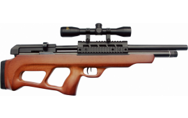 Beeman 1358 Under-Lever pre-Charged Pneumatic 22 Pellet 10rd Black European Hardwood Stock 4x32mm Scope