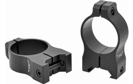 Warne V415M Vapor Scope Ring Set Fixed For Rifle Maxima/Weaver/Picatinny High 30mm Tube Matte Black Aluminum