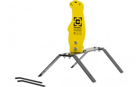 Caldwell 1178561 AR500 Auto Reset Centerfire Prairie Dog Yellow AR500 Steel