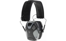 Caldwell 1099602 E-Max Electronic Hearing Muff 23 dB Gray/Black Ear Cup with Black Headband