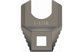 Real Avid AVMF1116BNW Master -Fit Barrell Nut Wrench 1 1/16" Titanium Titanium/Stainless Steel AR-Platform Free-Float Handle