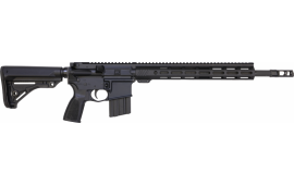 Bushmaster 0010015BLK Bravo Zulu 16" Barrel Black Anodized Aluminum Rec with 14" M-Lok Black 6 Position Collapsible Stock Black Polymer Grip