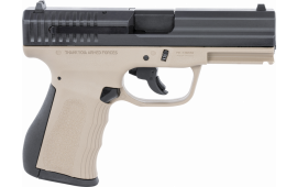 FMK G9C1G2DESSCM 9C1 G2 4" 10+1 Black Carbon Steel Slide Cold Hammer Forged Barrel Flat Dark Earth Frame with Black Interchangeable Backstraps
