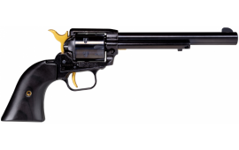 Heritage Mfg RR22B4-GLD Rough Rider  22 LR 6rd 4.75" Overall Black Oxide Steel with Black Laminate Grip & Gold Accents