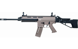 Mauser Rimfire M-15 Semi-Auto Rifle, 16.50" Barrel,  22+1 Tan Rec Black Barrel/Side Folding Stock with Adjustable Cheekrest & Flip-Up Sights, 4150014 