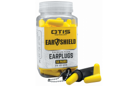 Otis FGESHFPNC50 Ear Shield Premium Earplugs 33dB In The Ear Made of Yellow Foam 50 Pairs (100 Pieces) Includes Waterproof Case